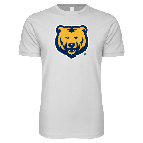 Next Level White SoftStyle T Shirt - UNC Bear Logo