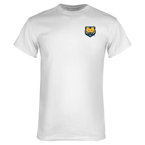  White T Shirt - UNC Bear Logo