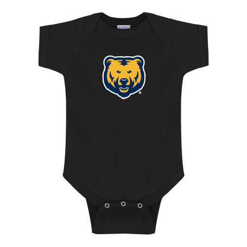  Black Infant Onesie - UNC Bear Logo