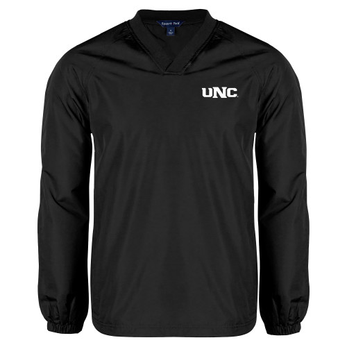  Black V Neck Raglan Windshirt - UNC