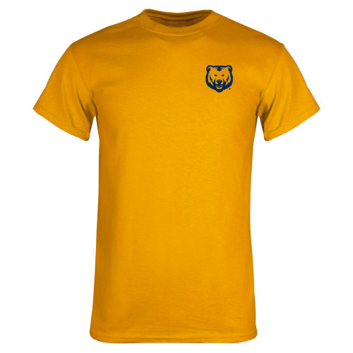  Gold T-Shirt - UNC Bear Logo