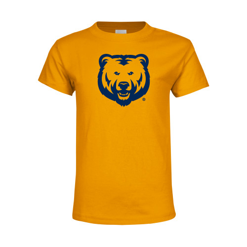  Youth Gold T-Shirt - UNC Bear Logo
