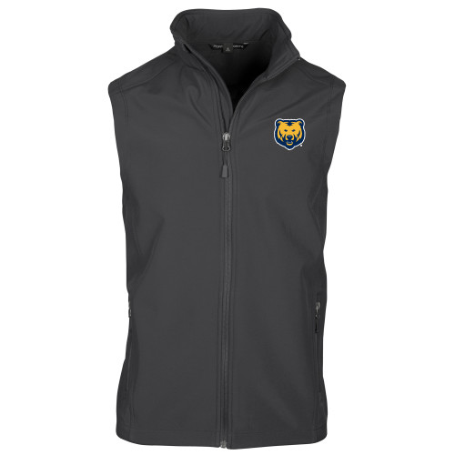  Charcoal Softshell Core Vest - UNC Bear Logo