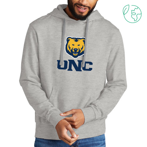  Allmade Light Grey Organic French Terry Pullover Hoodie - UNC Bear Logo