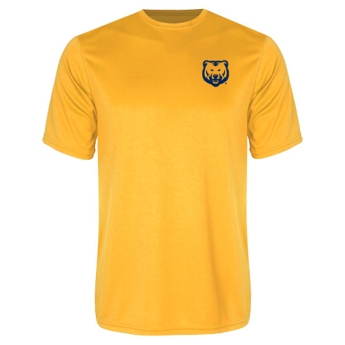  Gold Performance Tee - UNC Bear Logo