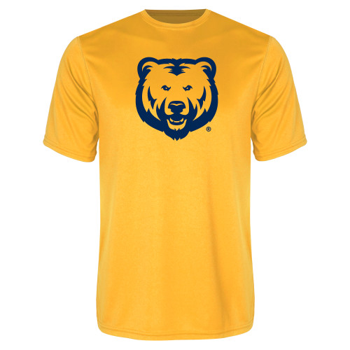  Gold Performance Tee - UNC Bear Logo