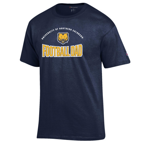  Champion Navy T Shirt - UNC Bears Football Dad