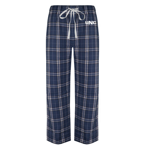  Navy/White Flannel Pajama Pant - UNC