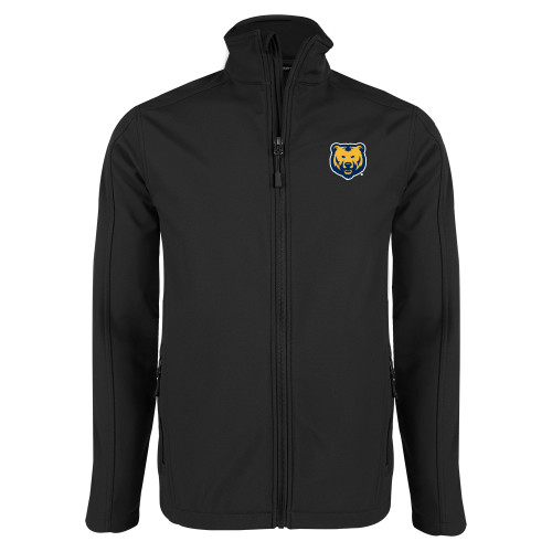  Black Softshell Jacket - UNC Bear Logo