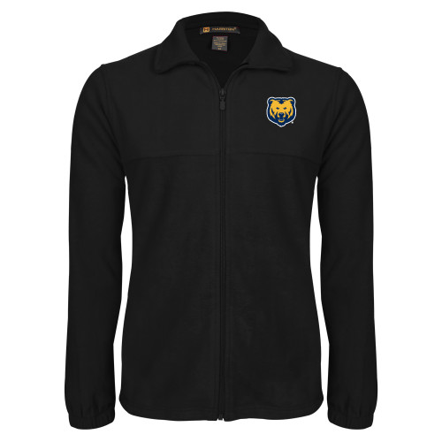  Black Fleece Full Zip Jacket - UNC Bear Logo