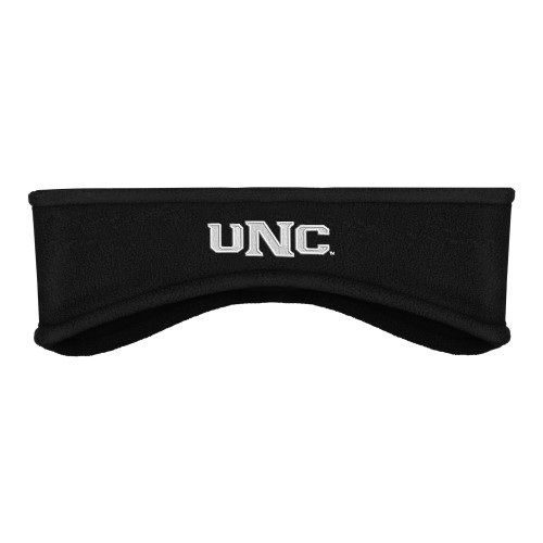  Black Stretch Fleece Headband - UNC