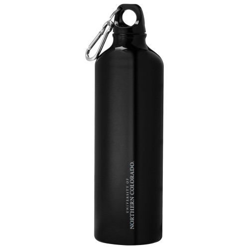  Venture Aluminum Black Bike Bottle 26oz - UNC Wordmark Engraved