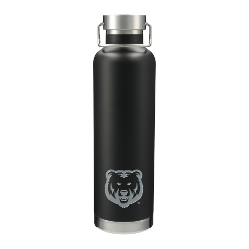  Thor Copper Vacuum Insulated Black Bottle 32oz - UNC Bear Logo Engraved