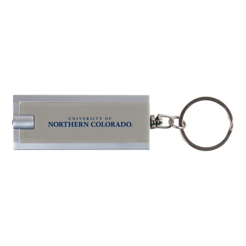  Turbo Silver Flashlight Key Holder - UNC Wordmark