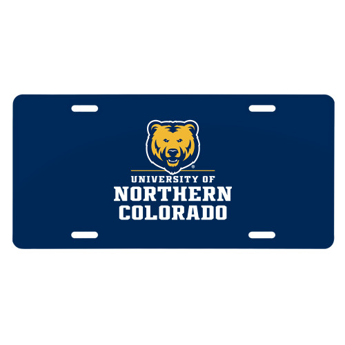  License Plate - Northern Colorado Stacked Logo
