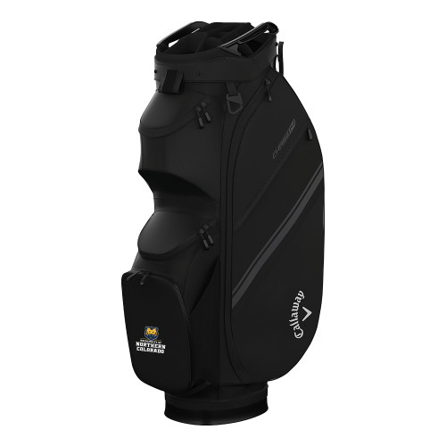  Callaway Chase 14 Black Cart Golf Bag - Northern Colorado Stacked Logo