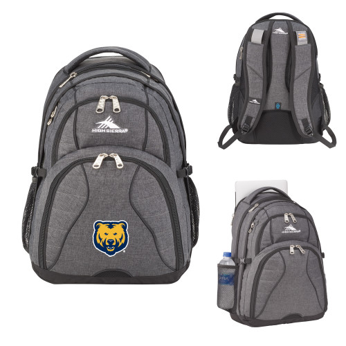 High Sierra Graphite Swerve Computer Backpack - UNC Bear Logo