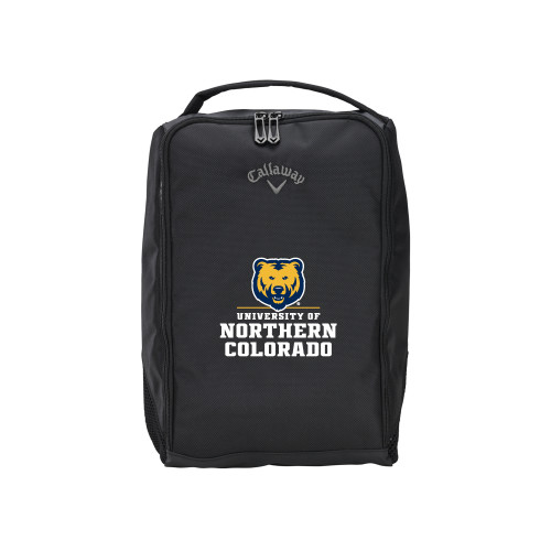  Callaway Clubhouse Black Golf Shoe Bag - Northern Colorado Stacked Logo