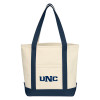 Thumbnail image for  Cotton Canvas Natural/Navy Tote Bag