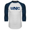 Thumbnail image for  White/Navy Raglan Baseball T Shirt