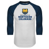 Thumbnail image for  White/Navy Raglan Baseball T Shirt