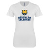 Thumbnail image for  Next Level Womens White Boyfriend Tee