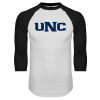 Thumbnail image for  White/Black Raglan Baseball T Shirt