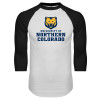 Thumbnail image for  White/Black Raglan Baseball T Shirt