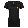 Thumbnail image for  Next Level Womens Black Ideal V Tee