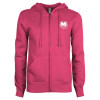 Thumbnail image for  ENZA Womens Fuchsia Fleece Full Zip Hoodie
