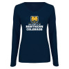 Thumbnail image for  Womens Navy Long Sleeve V Neck Tee