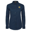 Thumbnail image for  Womens Navy Twill Button Down Long Sleeve 