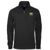Thumbnail image for  Black Slub Fleece 1/4 Zip Pullover