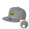 Thumbnail image for  Heather Grey Wool Blend Flat Bill Snapback Hat