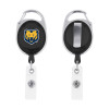 Thumbnail image for  Black Oval Retractable Badge Holder w/Clip
