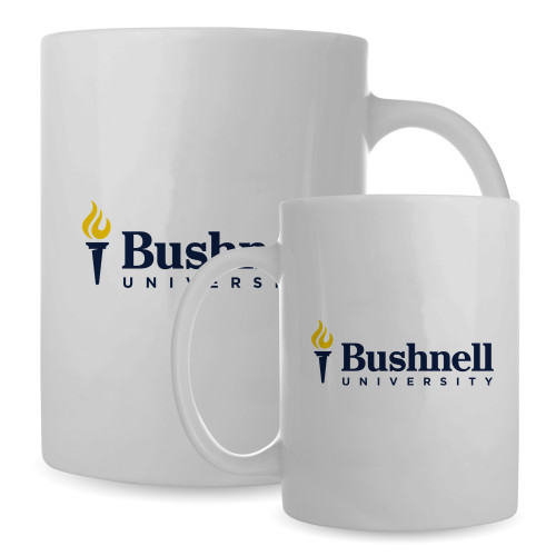 Bushnell Full Color White Mug 15oz