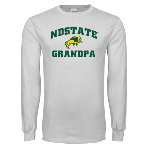 White Long Sleeve T Shirt-Grandpa