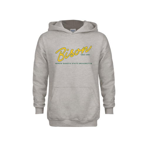 Youth Grey Fleece Hood-Since 1890