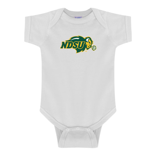 White Infant Onesie-Primary Mark