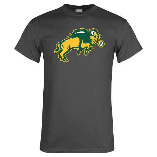 Charcoal T Shirt-Full Bison