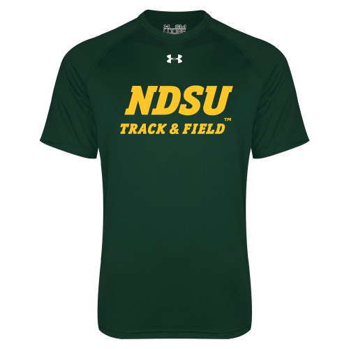 Under Armour Dark Green Tech Tee-Track and Field