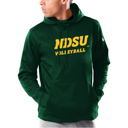 Under Armour Dark Green Armour Fleece Hoodie-Volleyball