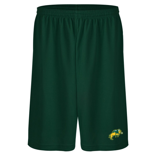 Dark Green Performance Classic 9 Inch Short-Full Bison