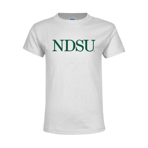 Youth White T Shirt-University Signature