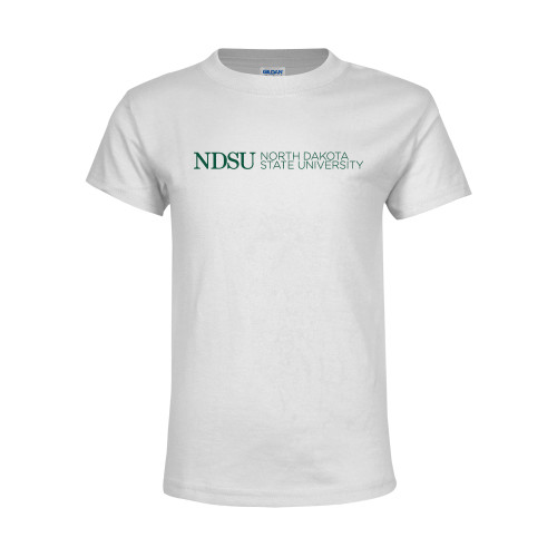 Youth White T Shirt-University Signature