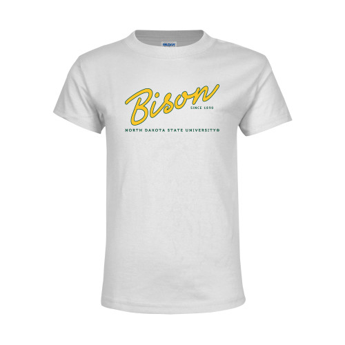 Youth White T Shirt-Since 1890