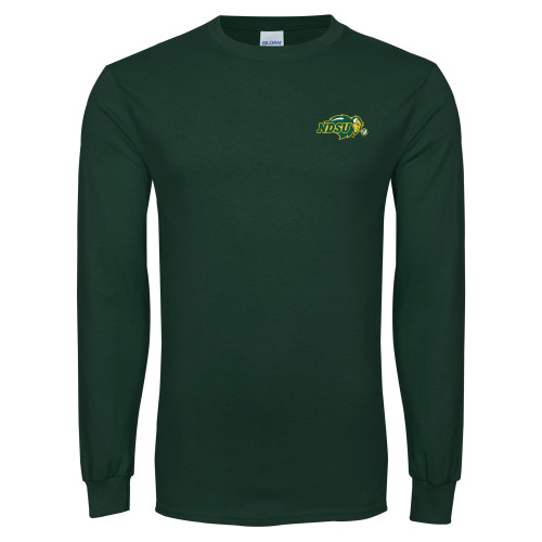 Dark Green Long Sleeve T Shirt-Primary Mark