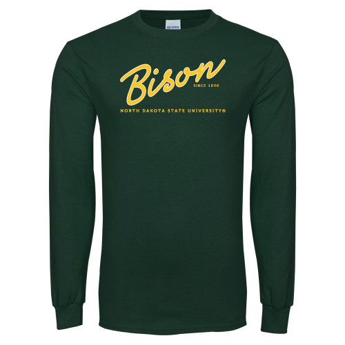 Dark Green Long Sleeve T Shirt-Since 1890