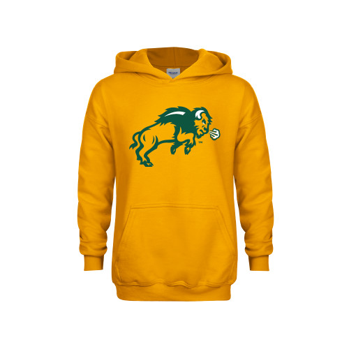 Youth Gold Fleece Hoodie-Full Bison