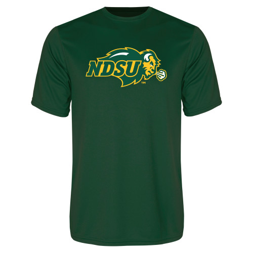 Dark Green Performance Tee-Primary Mark